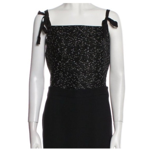 Escada Dresses & Skirts - Escada Tweed Dress Midi Black Size 40